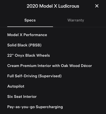 2020 Tesla Model X Performance Dual Motor All-Wheel Drive