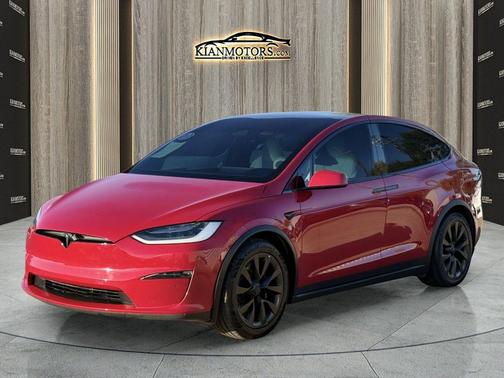 Red Multi-Coat 2022 Tesla Model X Dual Motor All-Wheel Drive