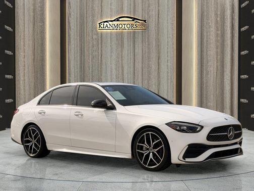 Polar White 2022 Mercedes-Benz C-Class Sedan