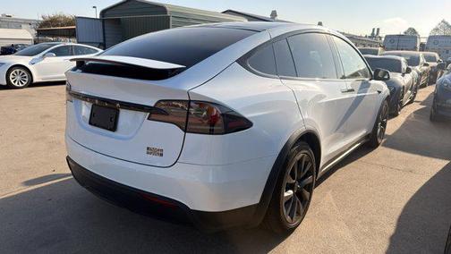 Pearl White Multi-Co 2023 Tesla Model X Plaid Tri Motor All-Wheel Drive