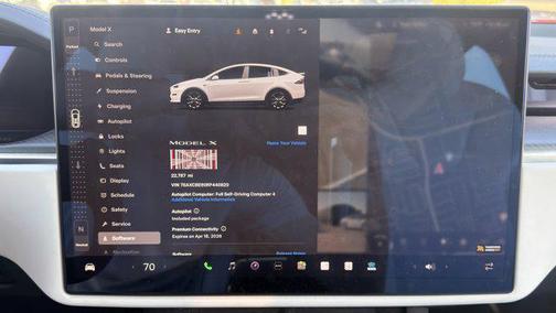 Pearl White Multi-Co 2023 Tesla Model X Plaid Tri Motor All-Wheel Drive