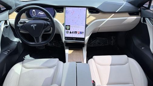 Pearl White Multi-Co 2021 Tesla Model S Long Range Plus