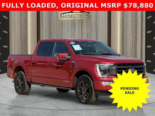 Rapid Red Metallic T 2022 Ford F-150 Lariat