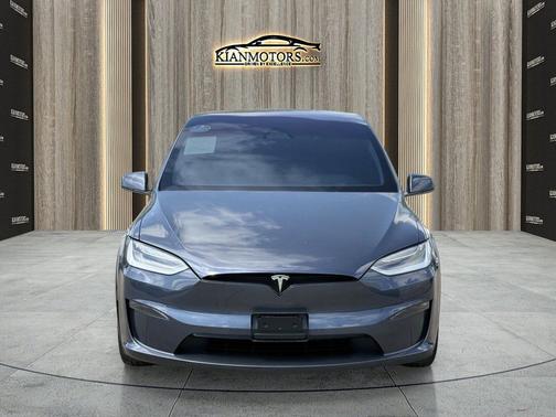 Stealth Grey 2023 Tesla Model X Plaid Tri Motor All-Wheel Drive