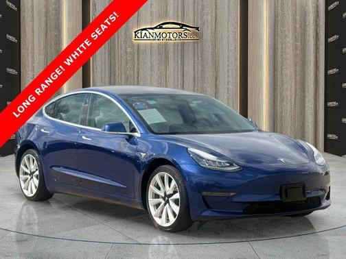 Deep Blue Metallic 2020 Tesla Model 3 Long Range