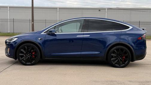 Deep Blue Metallic 2019 Tesla Model X P100D  Performance