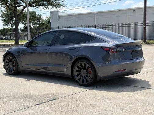 Gray 2022 Tesla Model 3 Performance