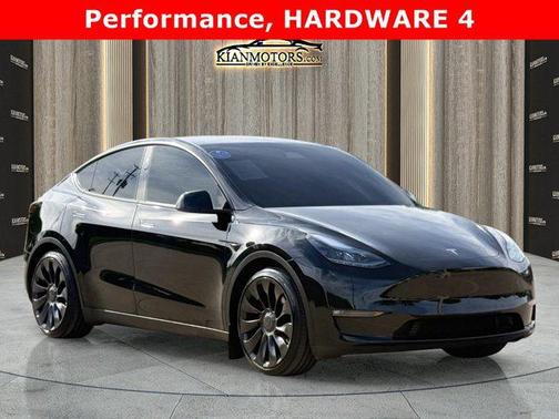 Solid Black 2024 Tesla Model Y Performance Dual Motor All-Wheel Drive