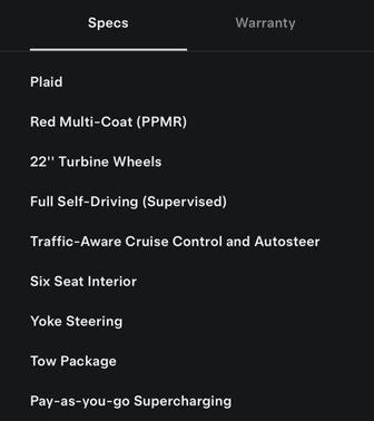 2022 Tesla Model X Plaid Tri Motor All-Wheel Drive