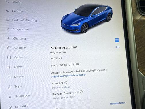 2020 Tesla Model S Long Range Plus