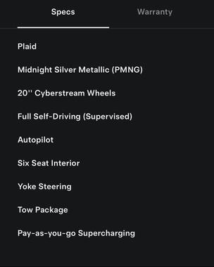 Midnight Silver Meta 2022 Tesla Model X Plaid Tri Motor All-Wheel Drive