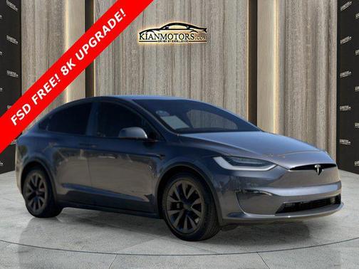 Midnight Silver Meta 2022 Tesla Model X Plaid Tri Motor All-Wheel Drive