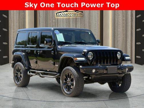 Black Clearcoat 2022 Jeep Wrangler Unlimited High Altitude 4x4