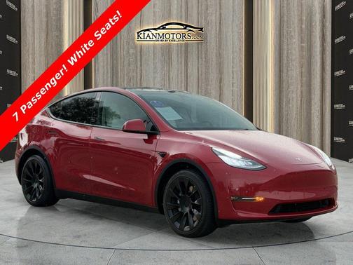 Red Multi-Coat 2021 Tesla Model Y Long Range Dual Motor All-Wheel Drive