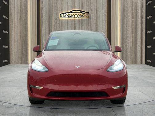 Red Multi-Coat 2021 Tesla Model Y Long Range Dual Motor All-Wheel Drive