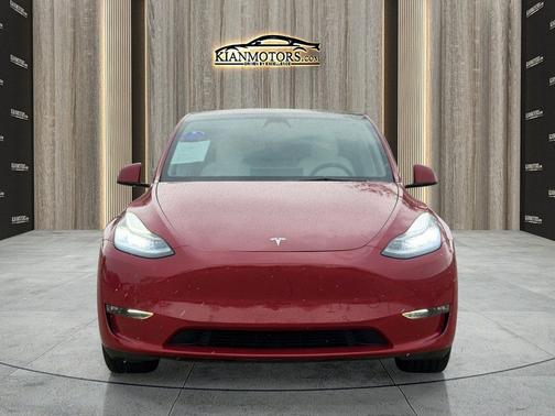 Red Multi-Coat 2021 Tesla Model Y Long Range Dual Motor All-Wheel Drive