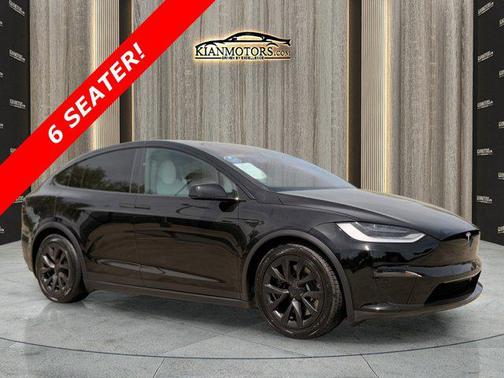 Solid Black 2023 Tesla Model X Plaid Tri Motor All-Wheel Drive