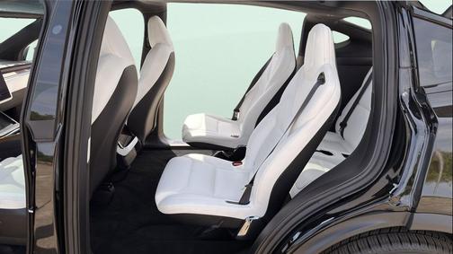 Solid Black 2023 Tesla Model X Plaid Tri Motor All-Wheel Drive