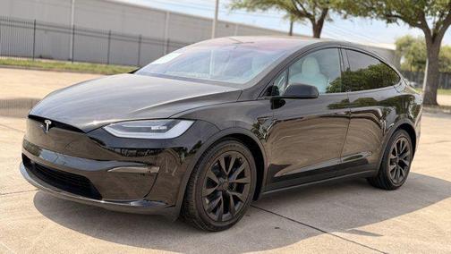 Solid Black 2023 Tesla Model X Plaid Tri Motor All-Wheel Drive