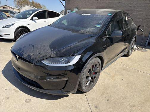 Solid Black 2023 Tesla Model X Plaid Tri Motor All-Wheel Drive