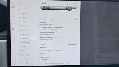 Pearl White Multi-Co 2023 Tesla Model S Standard Range
