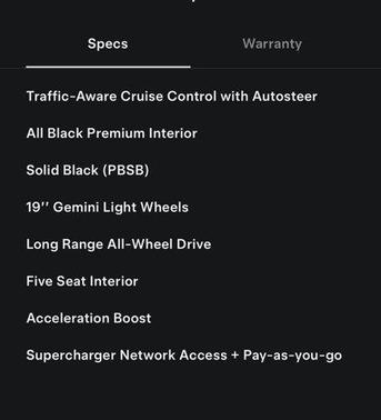 Solid Black 2023 Tesla Model Y Long Range Dual Motor All-Wheel Drive