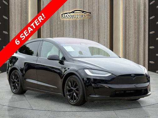 Solid Black 2022 Tesla Model X Plaid Tri Motor All-Wheel Drive