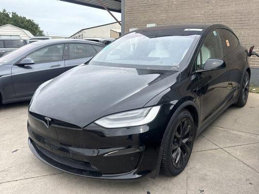 Solid Black 2022 Tesla Model X Plaid Tri Motor All-Wheel Drive
