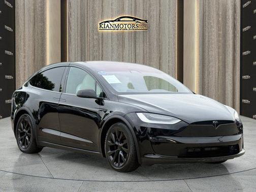 Solid Black 2022 Tesla Model X Plaid Tri Motor All-Wheel Drive