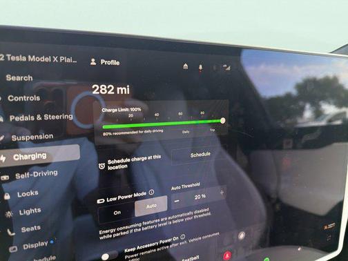 Solid Black 2022 Tesla Model X Plaid Tri Motor All-Wheel Drive