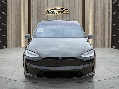Solid Black 2022 Tesla Model X Plaid Tri Motor All-Wheel Drive
