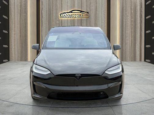 Solid Black 2022 Tesla Model X Plaid Tri Motor All-Wheel Drive