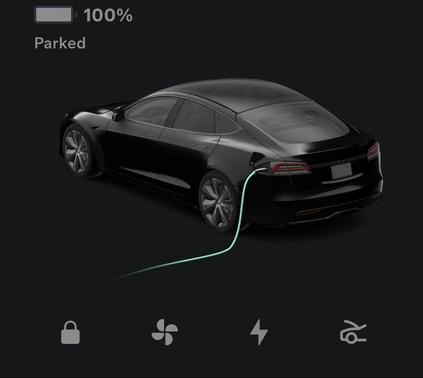 Solid Black 2023 Tesla Model S Standard Range