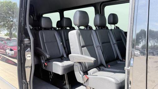 Obsidian Black Metal 2023 Mercedes-Benz Sprinter 2500 High Roof