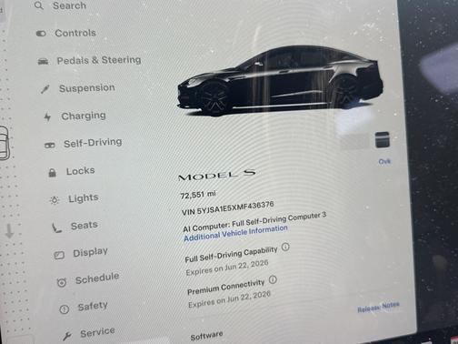 Solid Black 2021 Tesla Model S Long Range
