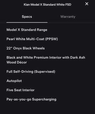 2019 Tesla Model X Standard Range