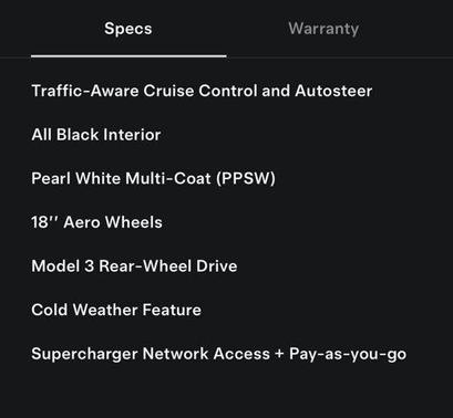 2023 Tesla Model 3 Standard Range