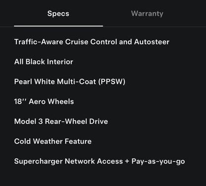 2023 Tesla Model 3 Standard Range