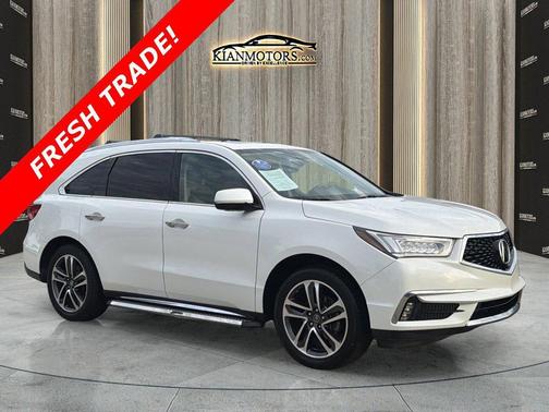 White Diamond Pearl 2017 Acura MDX 3.5L