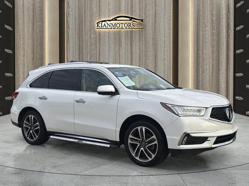White Diamond Pearl 2017 Acura MDX 3.5L