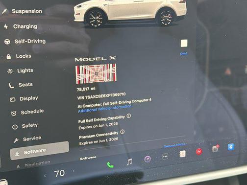 Pearl White Multi-Co 2023 Tesla Model X Plaid Tri Motor All-Wheel Drive
