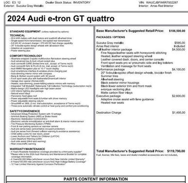2024 Audi e-tron GT Premium Plus quattro
