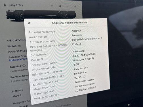 Solid Black 2021 Tesla Model S Long Range