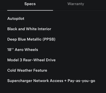 2022 Tesla Model 3 Standard Range