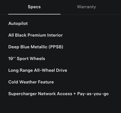 Deep Blue Metallic 2022 Tesla Model 3 Long Range