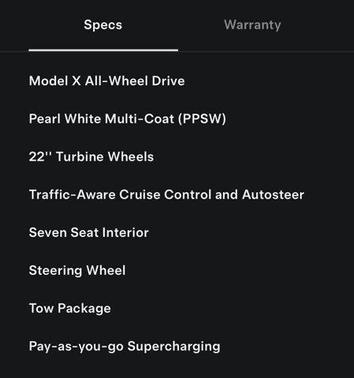 Pearl White Multi-Co 2023 Tesla Model X Standard Range