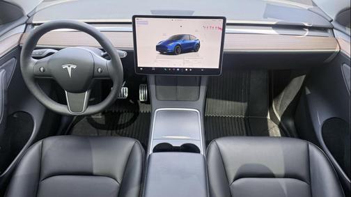 Deep Blue Metallic 2025 Tesla Model Y Performance Dual Motor All-Wheel Drive