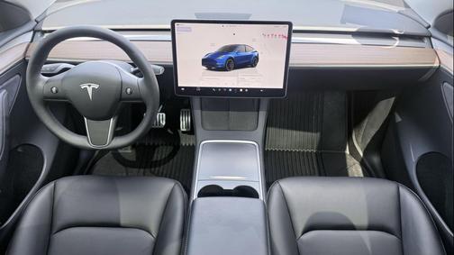 Deep Blue Metallic 2025 Tesla Model Y Performance Dual Motor All-Wheel Drive