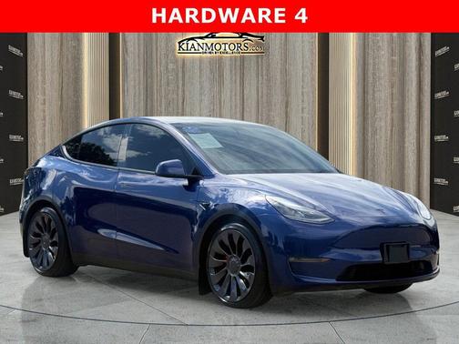Deep Blue Metallic 2025 Tesla Model Y Performance Dual Motor All-Wheel Drive