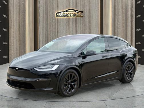 Solid Black 2022 Tesla Model X Dual Motor All-Wheel Drive